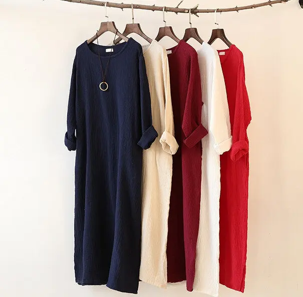 Платья женские весенне осенне зимние 9 цветов платье с длинным рукавом длинное