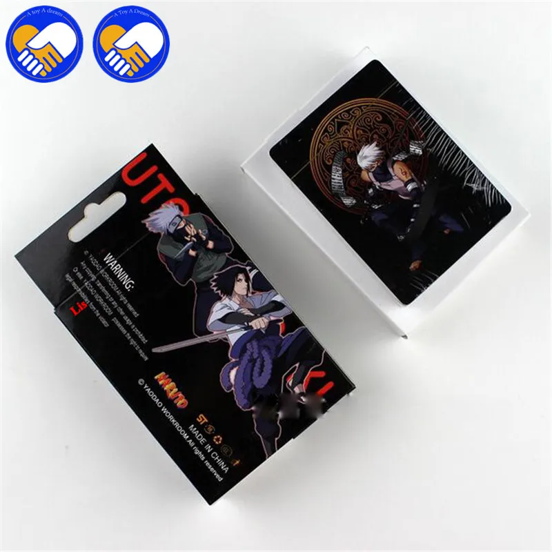 2 стиля 1 упаковка новый покер высокого качества японского аниме Наруто Коноха