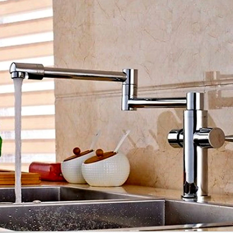 Uythner с длинным носиком вращение на 360 градусов удлинение кухонных смесителей