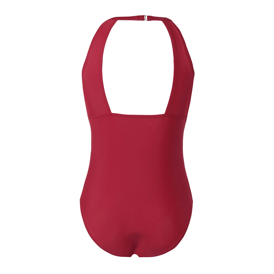 TQSKK 2019 New Arrival Sexy One Piece Swimsuit Female Swimwear Women Beach Print Monokini Retro Bathing Suit Swim Wear | Спорт и