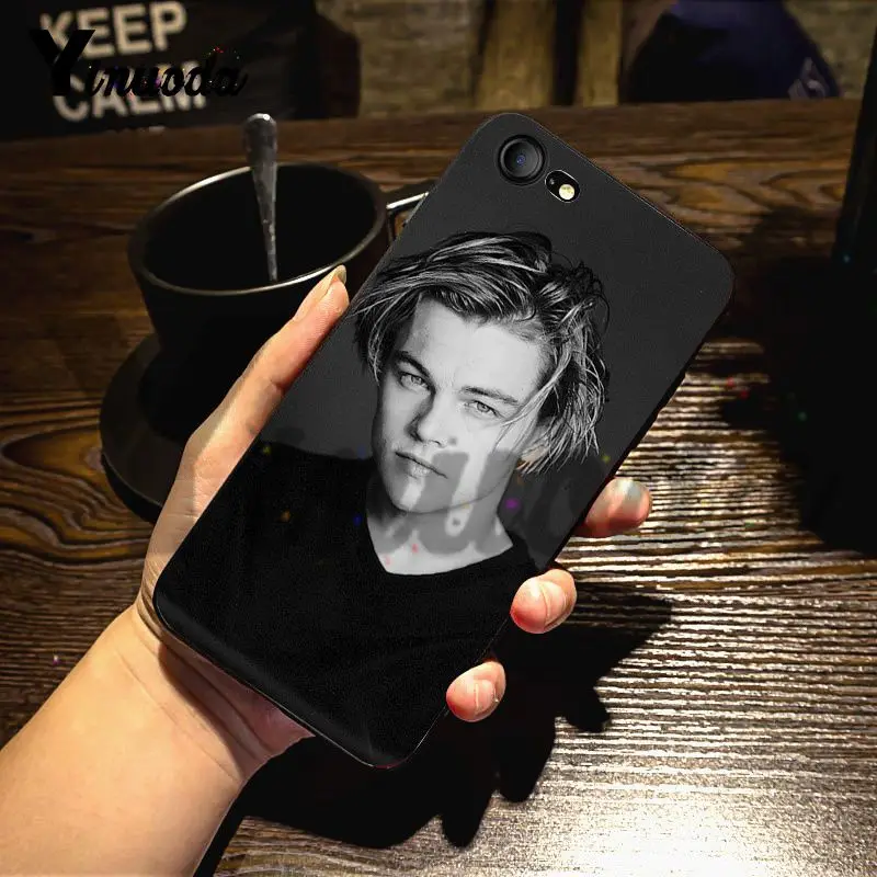 1 Yinuoda для iphone 7, 6 X, чехол, крутой, Leonardo Dicaprio Young, красивый чехол для телефона, для iphone 7, X, 6, 6 S, 8 Plus, 5, 5S, XS, XR, чехол - Цвет: 1