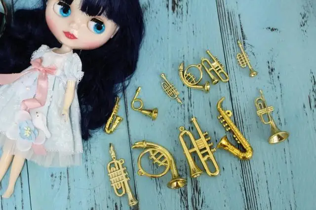 Кукольный домик аксессуары 1/6 кукла мини музыкальные инструменты для blyth азон