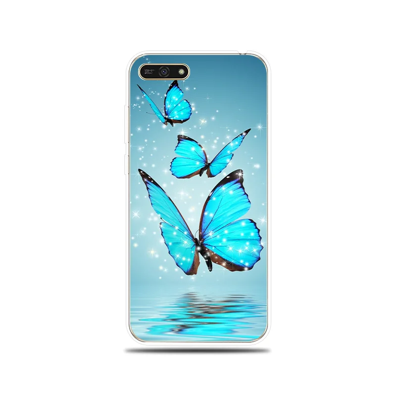 Силиконовый чехол с рисунком бабочки для Huawei Honor 5A 6X 7X 7A Pro 7C 7S 8C 8X мягкий 8 9 10 Lite |