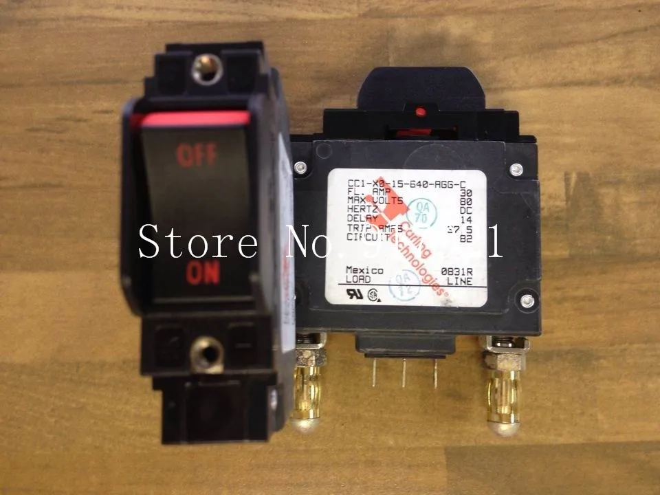 

[ZOB] The United States Carling Jia Ling CC1-X0-15-640-AGG-C circuit breaker 1P30A DC80V original equipment --10PCS/LOT