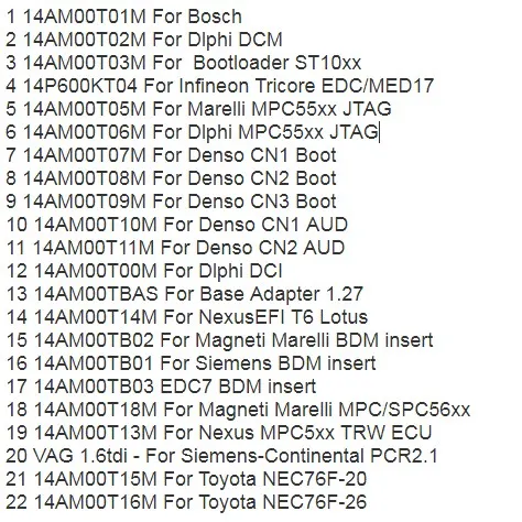 Светодиодный программатор рамы BDM для KESS для KTAG BDM100 с 4 ручками зонда 22 шт. адаптеры 22 шт. адаптеры bdm