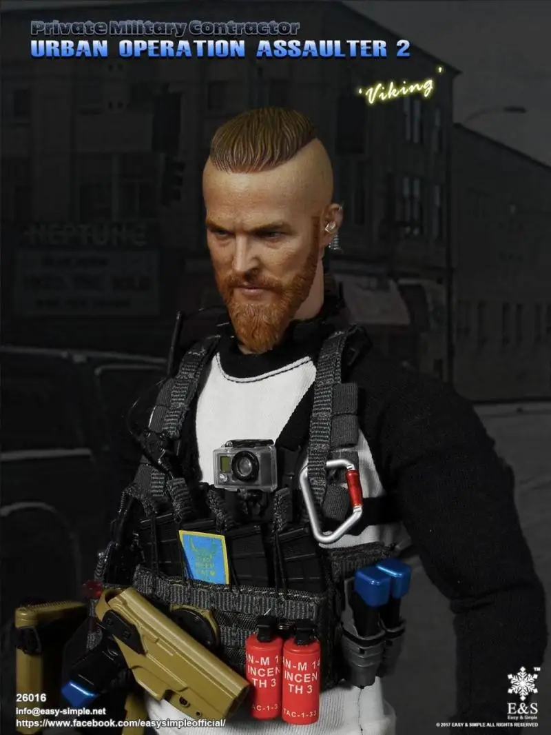 Экшн-фигурка EASY &amp Простой ES 1:6 26016 PMC UOA2 Viking для любителей подарок на день рождения