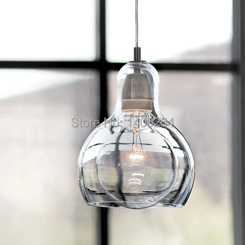 Винтажный потолочный светильник E27 в стиле лофт милый стеклянный абажур сделай