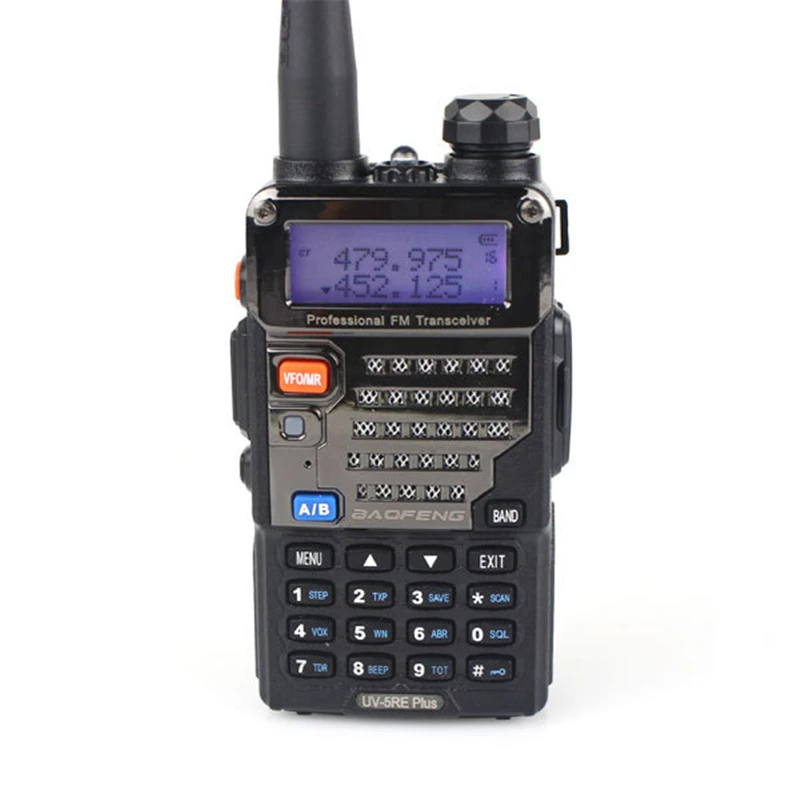 Двухдиапазонная рация BAOFENG UV 5RE Plus двухстороннее радио 5 Вт 128CH UHF VHF pofung UV5RE FM ручное