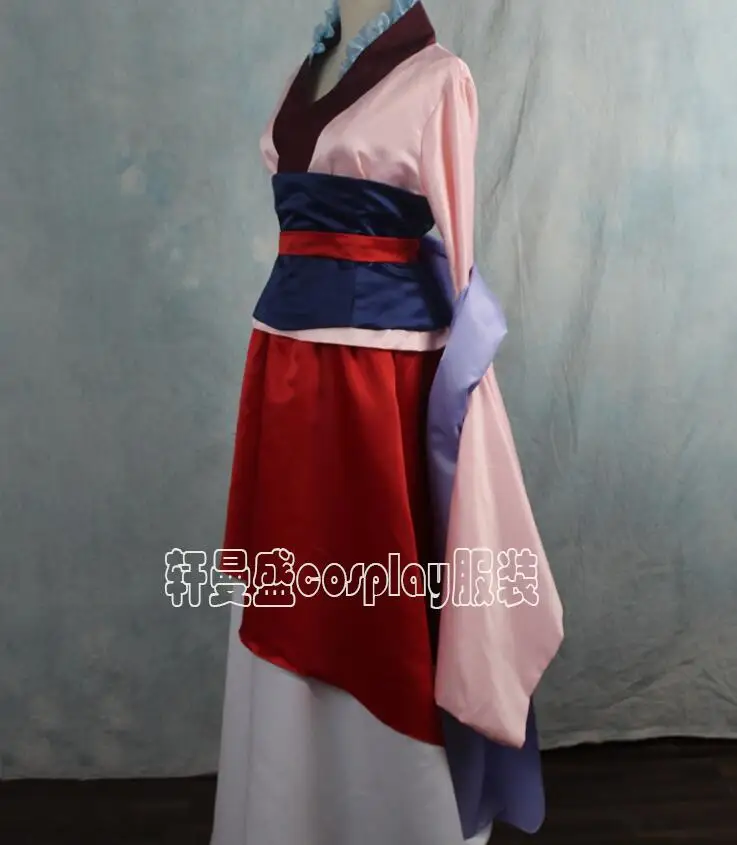 Полный комплект розовое платье для взрослых Китай фотокостюм | Тематическая