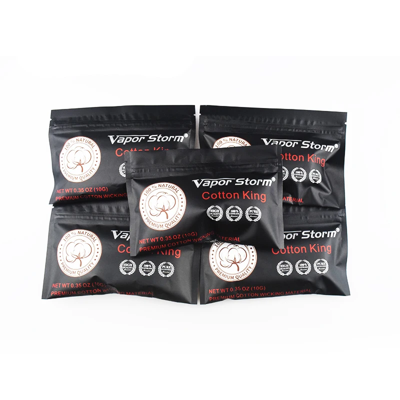 Оригинальный органический хлопок Vapor Storm Cotton King Coil Wick Heating Wire с аксессуарами для DIY