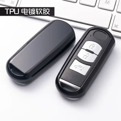 Новый TPU ключа автомобиля чехол Обложка для Mazda 6 3 2014 2015 CX-5 CX-7 CX-9 корпус