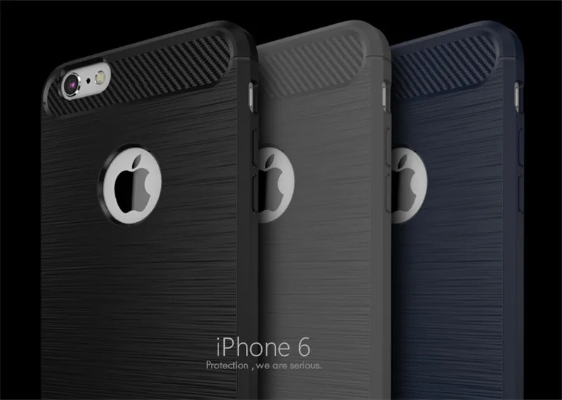 Оригинальный ipaky для iphone 7 Чехол plus Роскошный Матовый Силиконовый ТПУ Гибридный