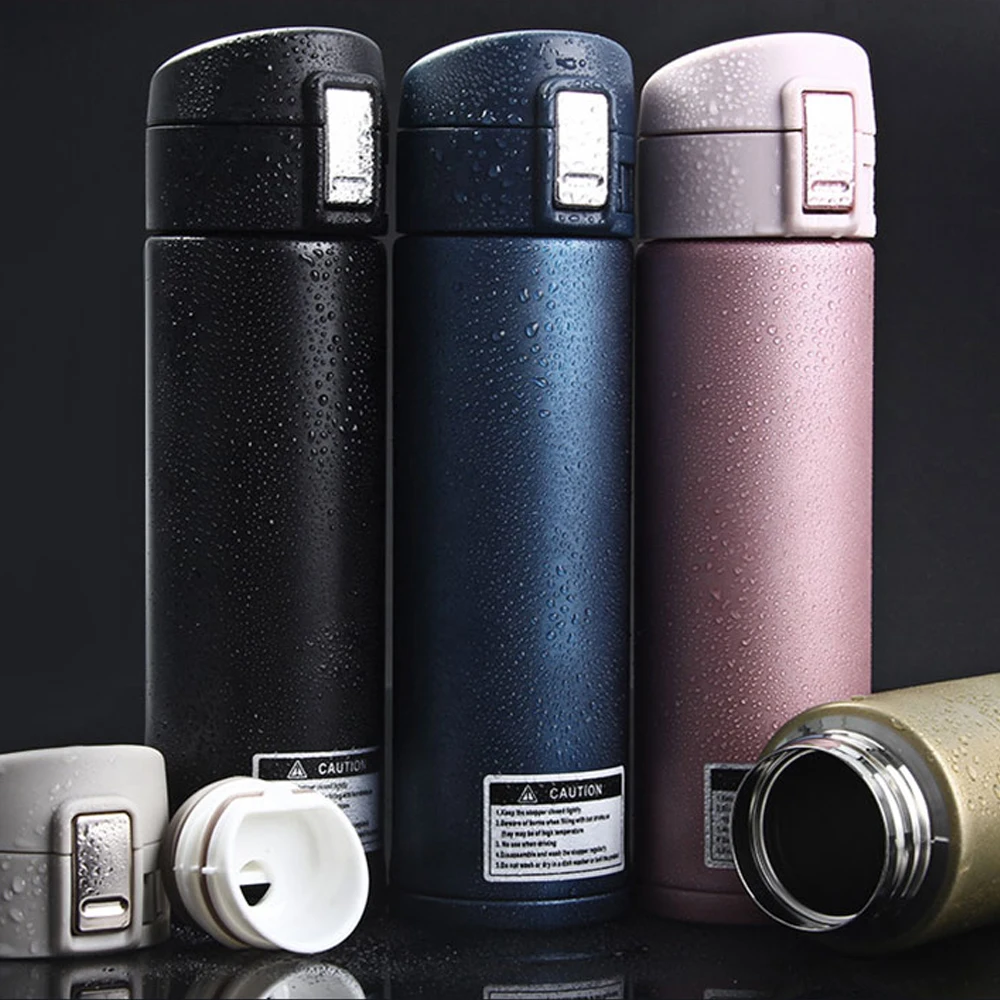 Double Walled Stainless Steel Vacuum Insulated Travel Coffee Mug 500ml Thermoses Cups Home Kitchen Hot Water Mugs | Дом и сад
