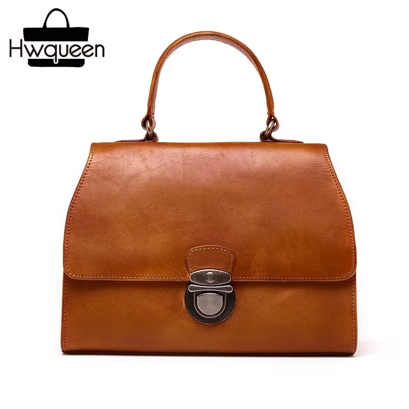 Модная дизайнерская сумка из натуральной коровьей кожи с клапаном коричневого