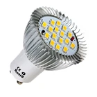 Светодиодная лампа 7 Вт, лампа GU10 16 Светодиодный 5630 SMD, энергосберегающая лампа, прожектор, точечные светильники, лампы белоготеплого белого цвета, освещение 85-265 В переменного тока