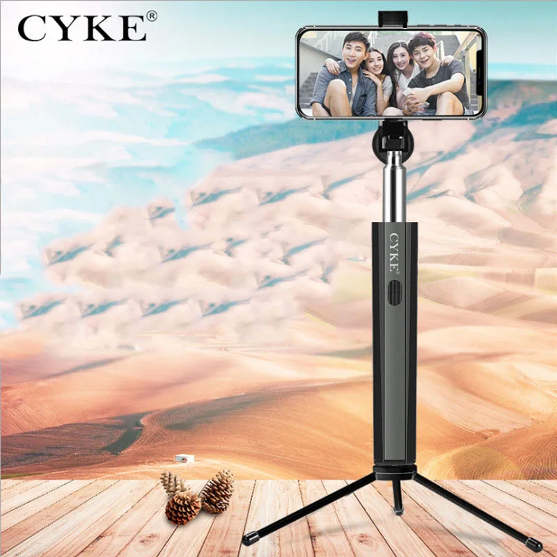 CYKE P9 Bluetooth селфи палка портативная tTelescopic подходит для iPhone Samsung Huawei
