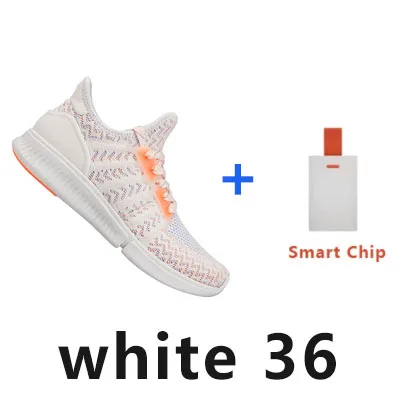 White EUR 36 Xiaomi Mijia Женская умная обувь женские профессиональные спортивные кроссовки для бега поддержка смарт чип - Цвет: White EUR 36