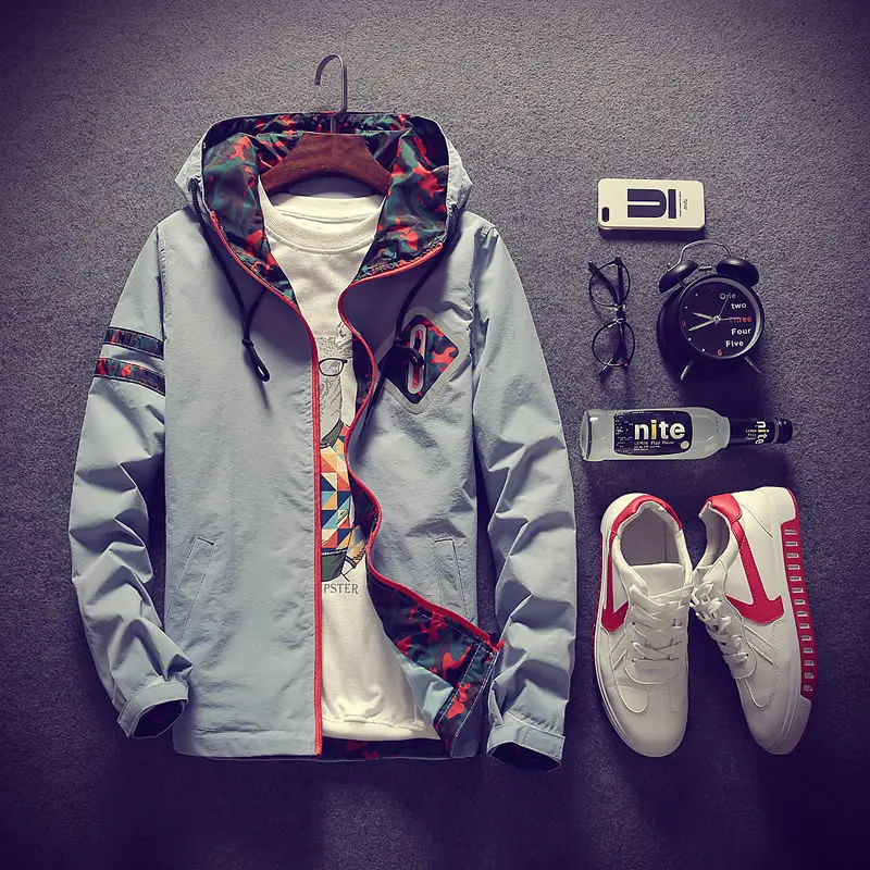 Ветровка легкие куртки летняя мужская мода пальто|Мужские куртки| |