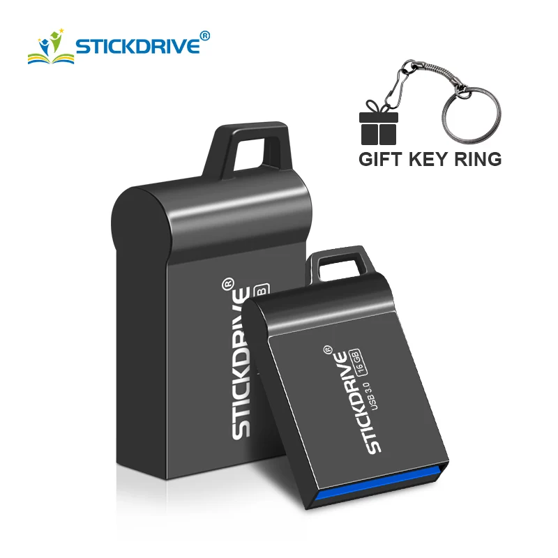 Маленький мини черный USB флеш-накопитель 16 Гб Флешка 32 64 ГБ 3 0 usb флешка 128 диск