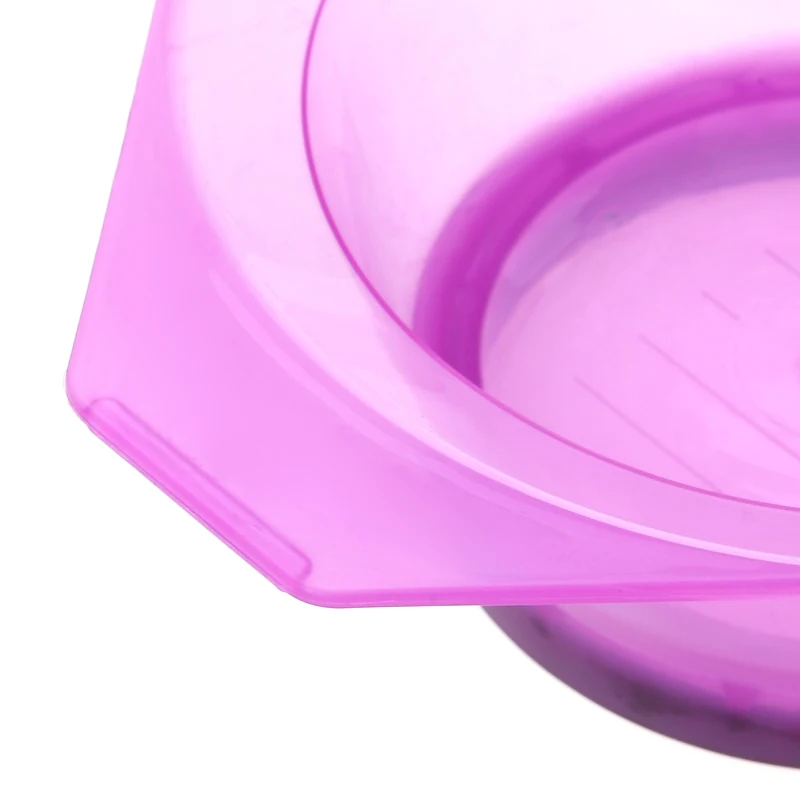 Окрашивающий краситель для волос фиолетовые пластиковые миски прозрачные