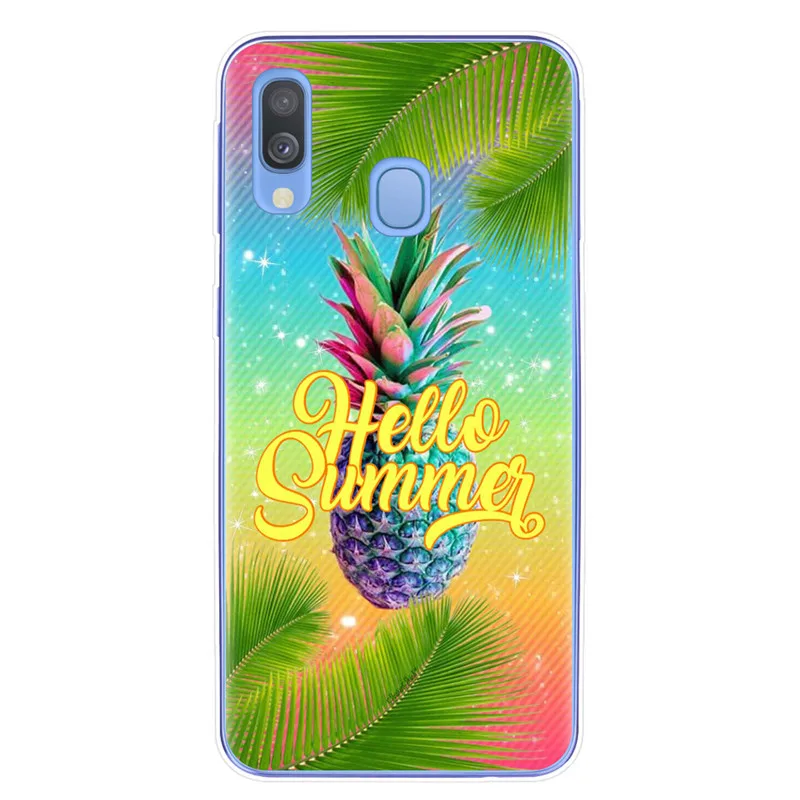 Summer Scenery Cases For Samsung Galaxy A7 A9 A6 A8 Plus A10 A20 A30 A40 A50 A70 Cover Soft Silicone Phone Case Fundas Capa - Цвет: T5877