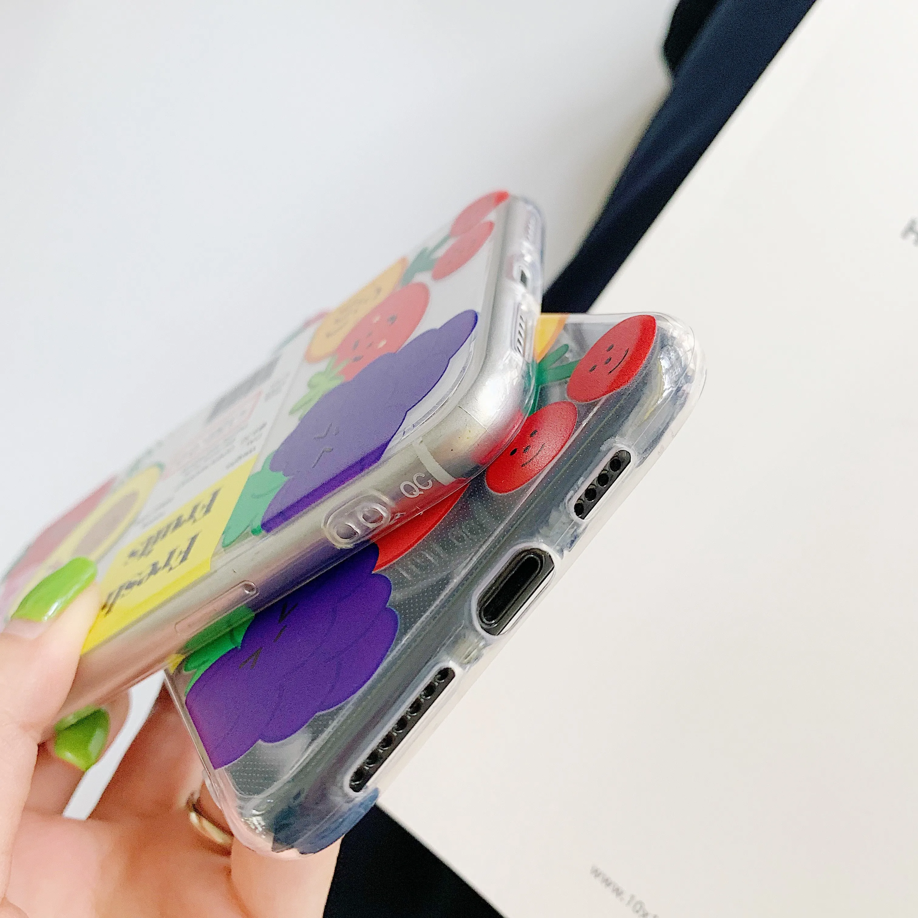 Прозрачный чехол для телефона Fundas iphone 7 8 6 6S Plus X XR XS MAX милый силиконовый с