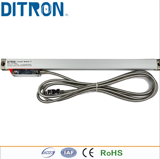 (Продажа упаковки) 2 шт. линейных весов (0 005 мм) DC10 (50 300 1 (301 500 + 3 осевой цифровой