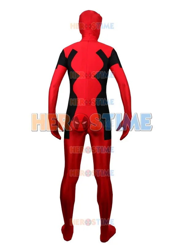 Фильма Дэдпул Рубашки костюмы зентай лайкра спандекс Deadpool Хэллоуин Костюмы для