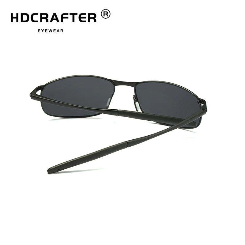 HDCRAFTER Брендовые мужские поляризованные солнцезащитные очки полная оправа из