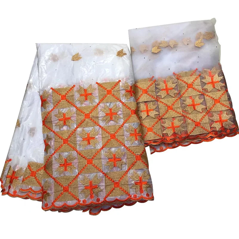 Free shipping (5+2 yards /set) attractive red African party lace fabric embroidered bazin riche plus Frenhc set BHL36 | Дом и сад