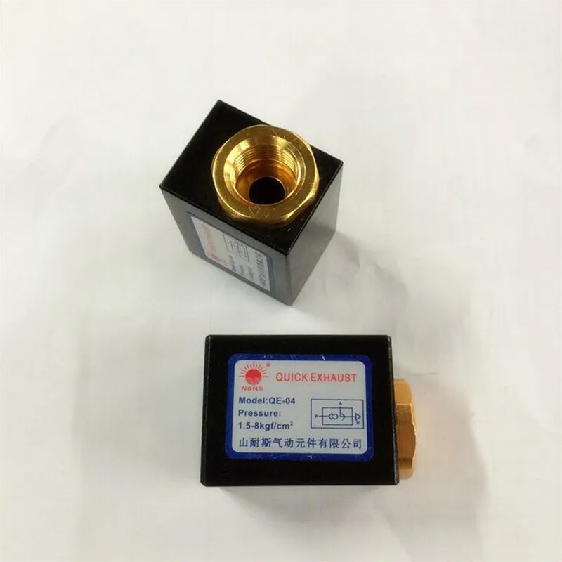 

1Pcs QE-04 Pneumatic 1/2" BSPT Quick Exhaust Valve Aluminum alloy