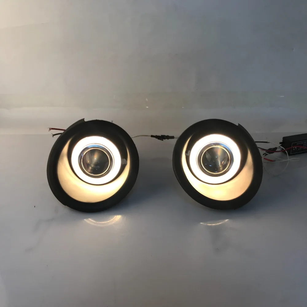 RQXR противотуманная фара вождение свет в сборе для Chevrolet Captiva 2008 cob angel eye светодиодные дневные ходовые огни сигнал поворота