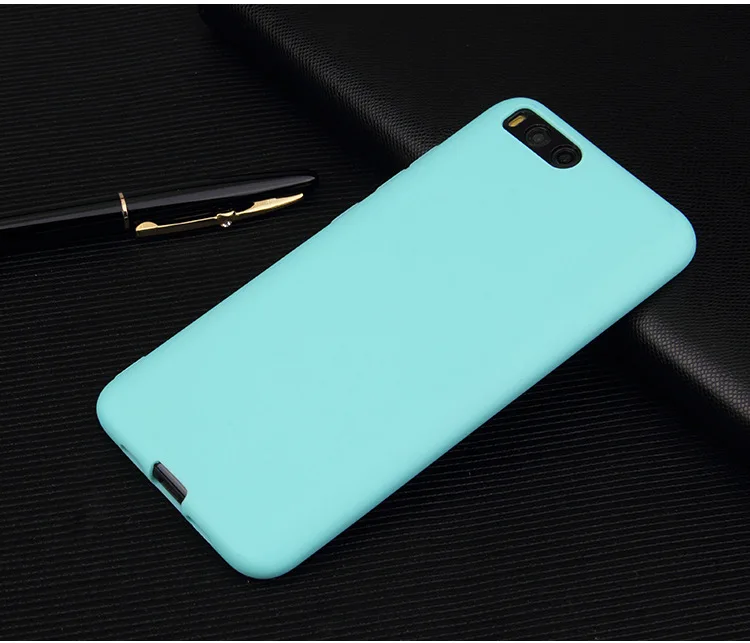 Xindiman силиконовый чехол для Xiaomi 6, мягкий TPU фундамент, матовый однотонный цвет с защитой 6pro.