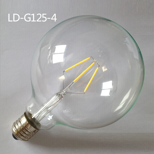 Диммируемая/недиаммируемая Светодиодная лампа накаливания G125 4 Вт 6 8 10 E27 220 в 230 240