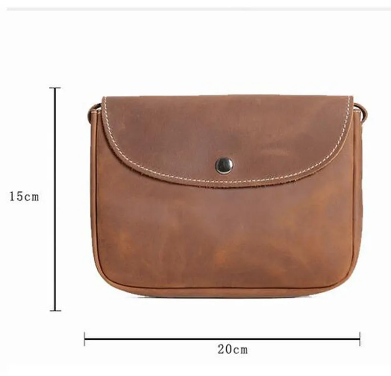 AETOO Ностальгический стиль ретро чистый верхний слой кожи мини сумка-мессенджер