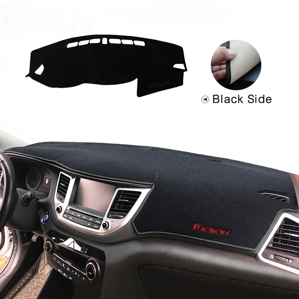 For Hyundai Tucson 2015 2016 2017 2018 LHD Car Dashboard Avoid Light Pad Instrument Platform Desk Cover Mat Carpets Accessory | Автомобили