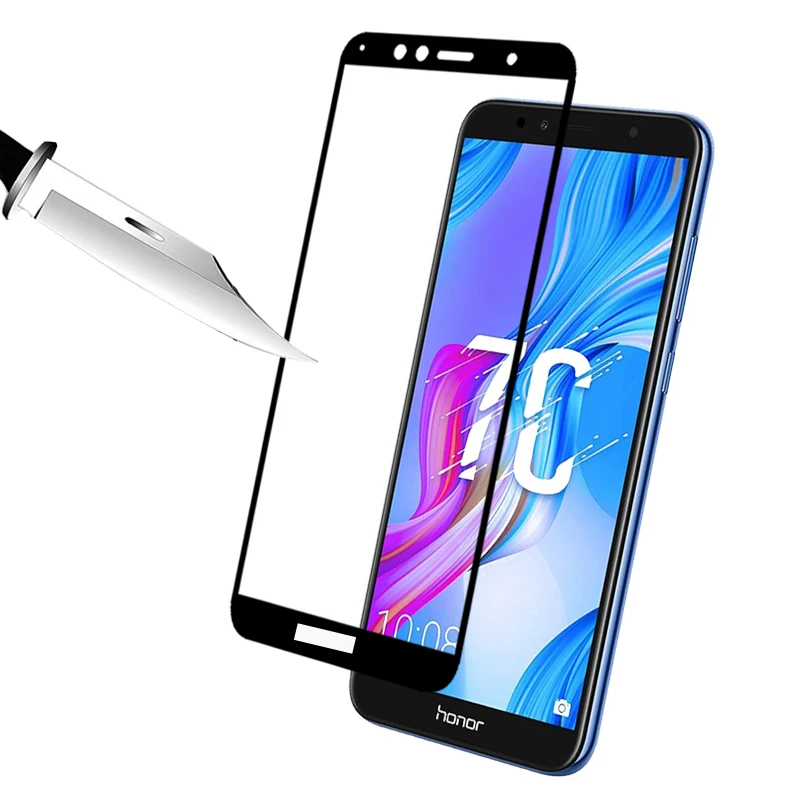 Стекло на Honor 7C pro защита экрана закаленное стекло для Huawei 7c AUM L41 полное покрытие
