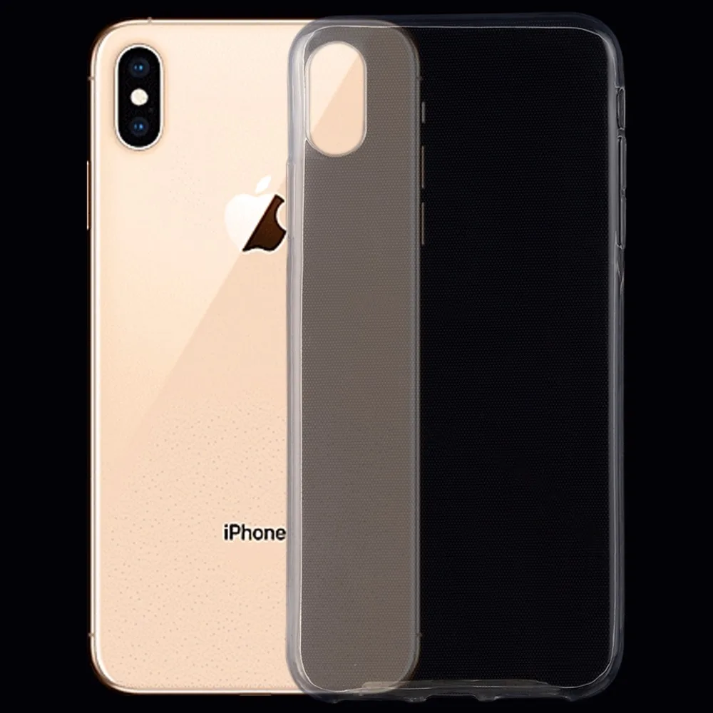 Ультратонкий Прозрачный чехол из ТПУ для iPhone XS Max XR X XS|Чехлы-накладки| |