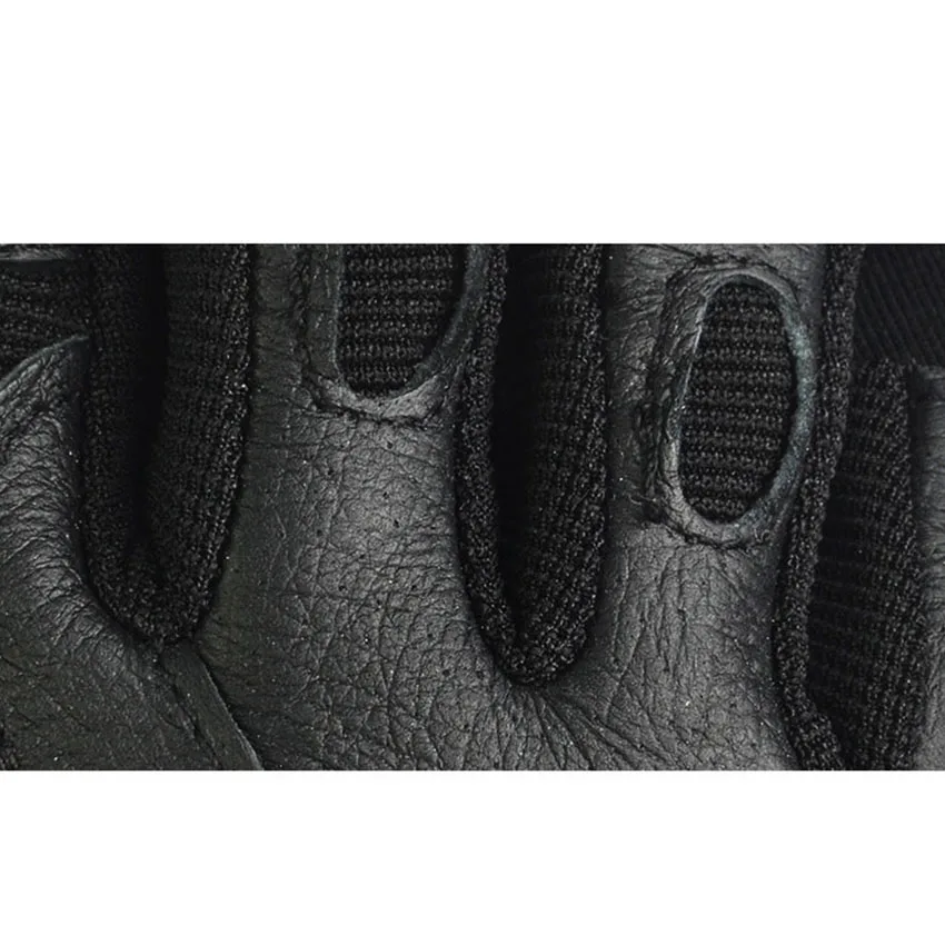 

Leather gloves male fitness training wear non-slip gloves pigskin weightlifting Rally