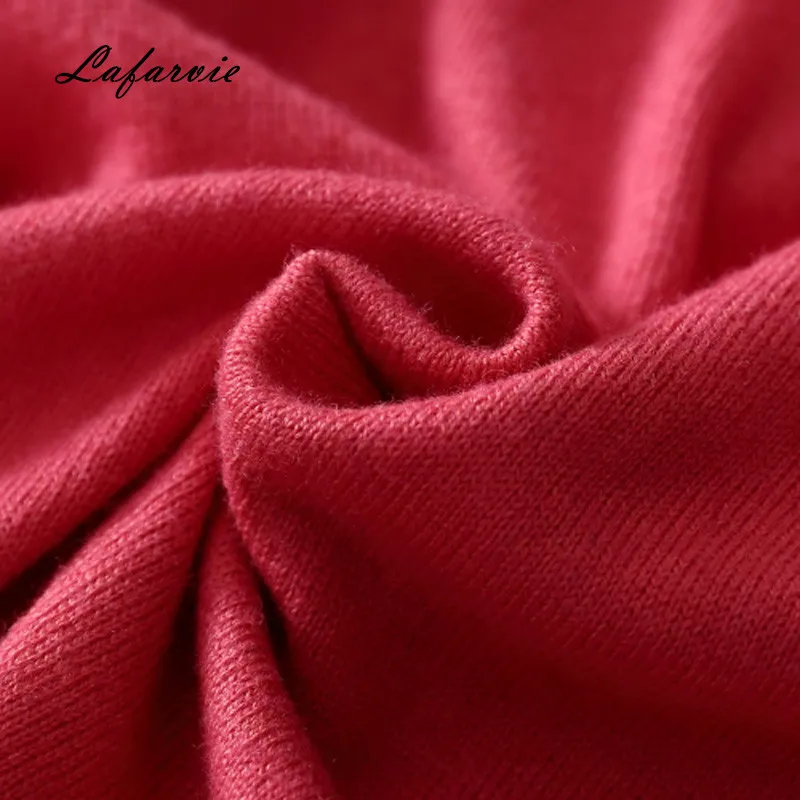 Lafarvie New Knitted O-Neck Cashmere Sweater Women Clothes Full Sleeve Solid Winter Pullovers Female Sweter 2020 Fashion S-XXXL | Женская