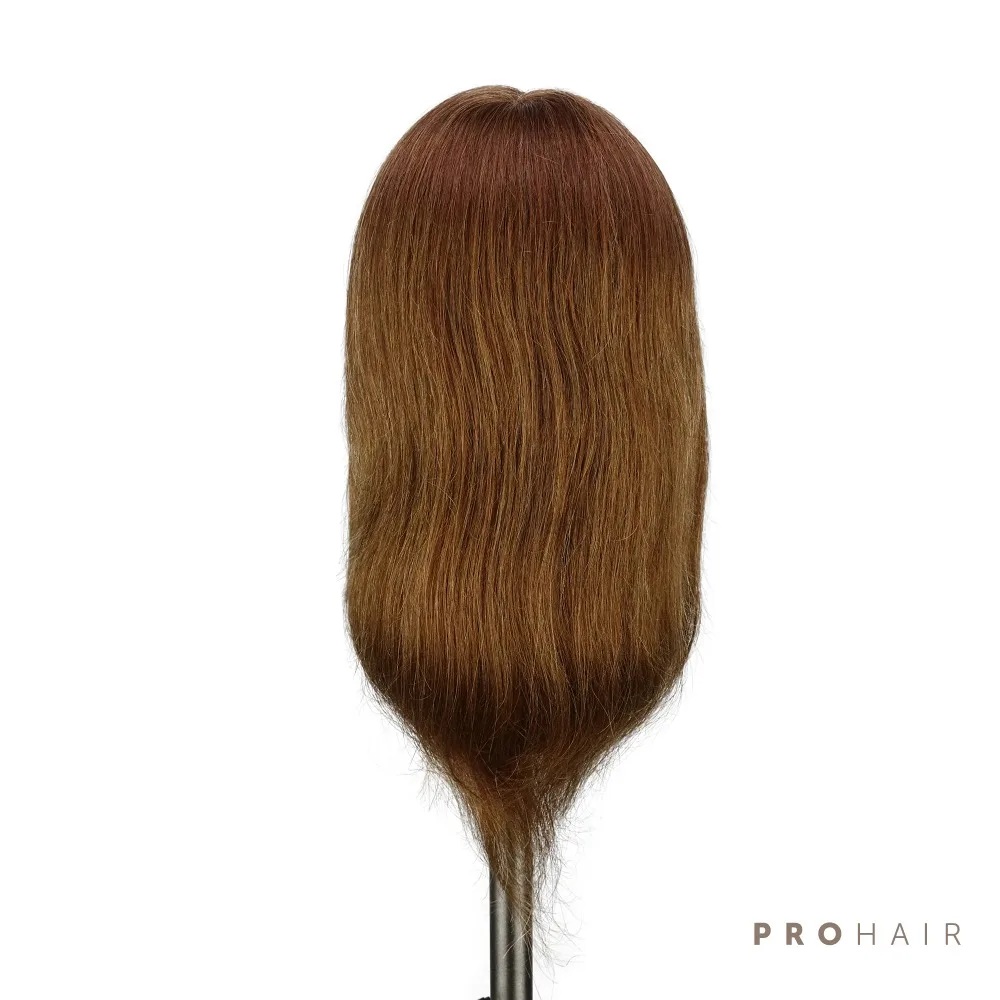 Prohair 40 см 16 '颼% человеческих волос светло коричневый тренировочный головной