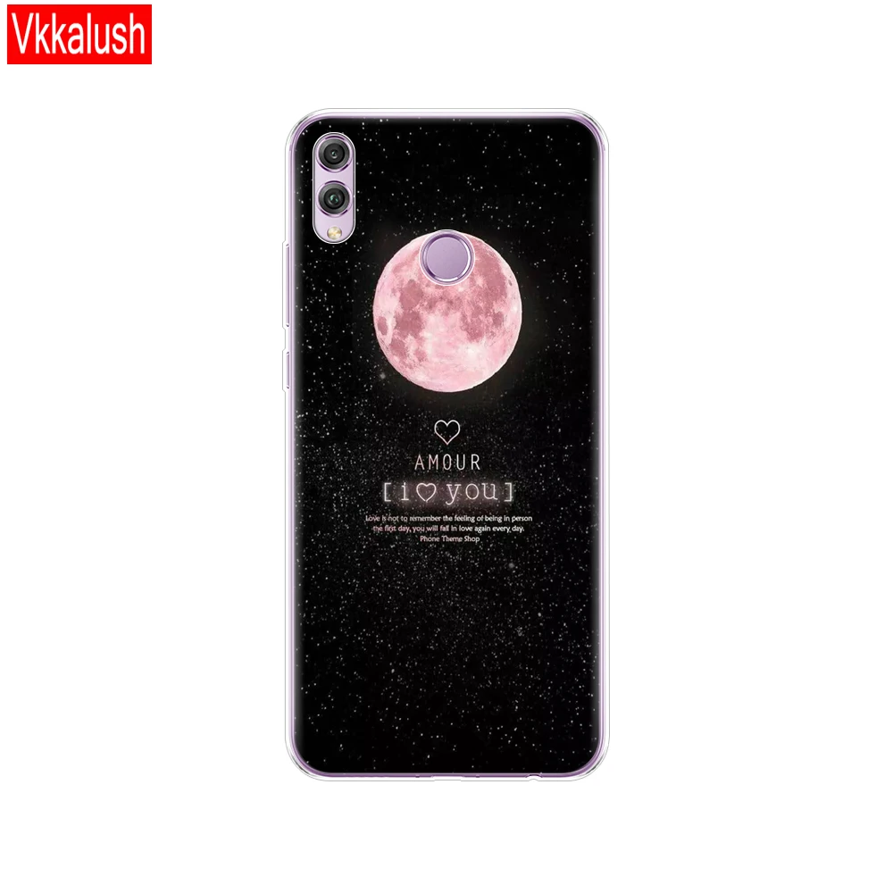 80082 Чехол для huawei Honor 8x, чехол, 6,5 дюймов, силиконовый мягкий ТПУ, задняя крышка для huawei Honor 8x, защитный чехол для телефона, s Shell, Coque, сумки - Цвет: 80082