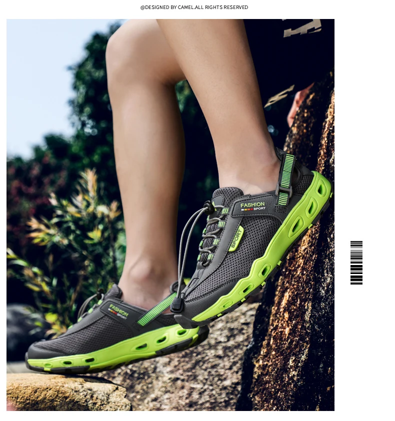 New Arrival Outdoor Aqua Shoes Sapatilhas Mulher Trekking Men Randonnee Scarpe Uomo Women Wading Upstream Breathable Mesh