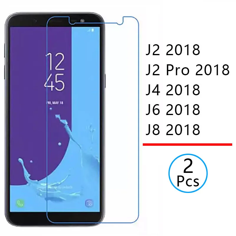 Закаленное стекло для samsung j2 pro j4 j6 j8 2018 2 шт.|Защитные стёкла и плёнки телефонов| |