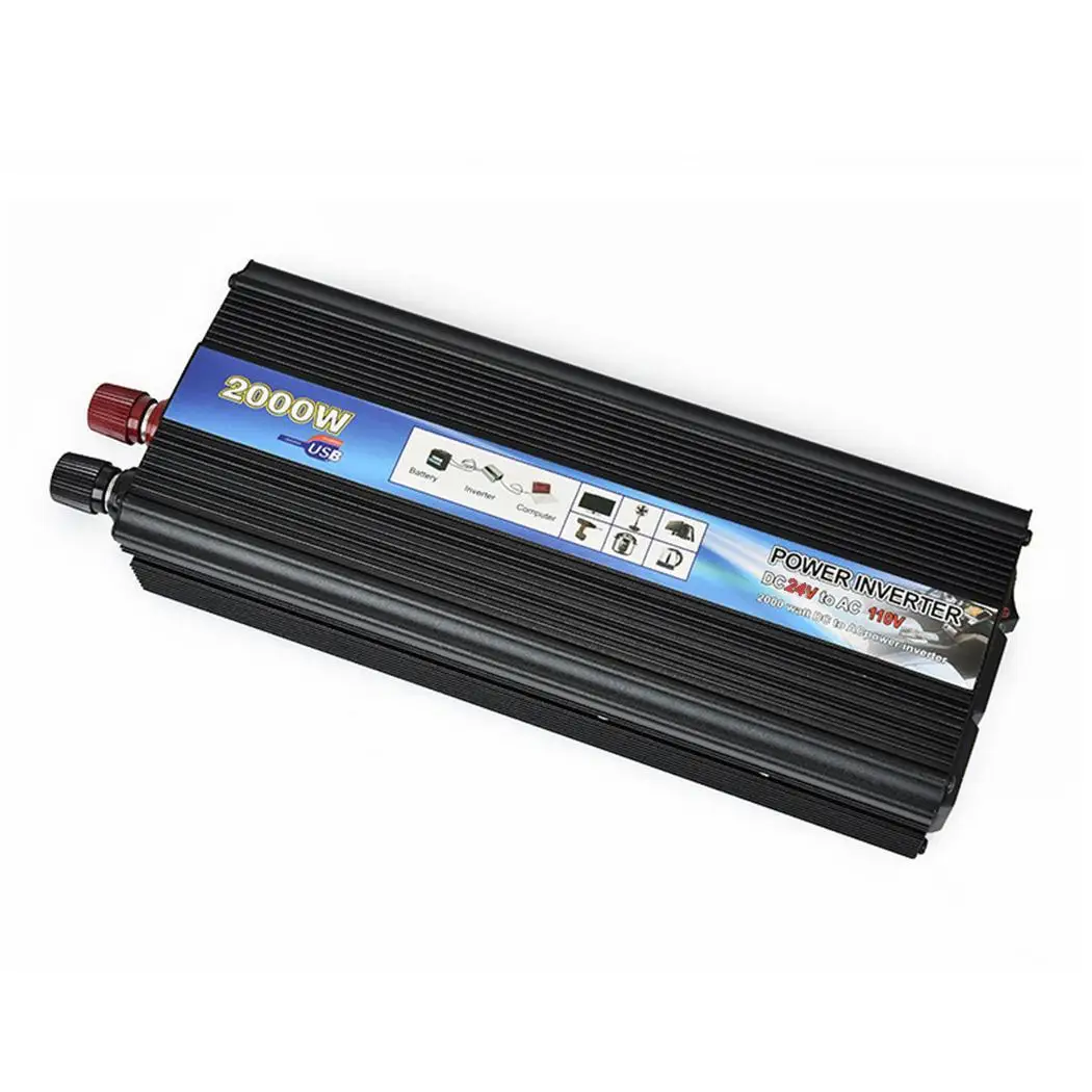 2000 Вт автомобиль USB DC 12 V/24 V Plug переменного тока для адаптера 9 7 10 3 110 Мощность