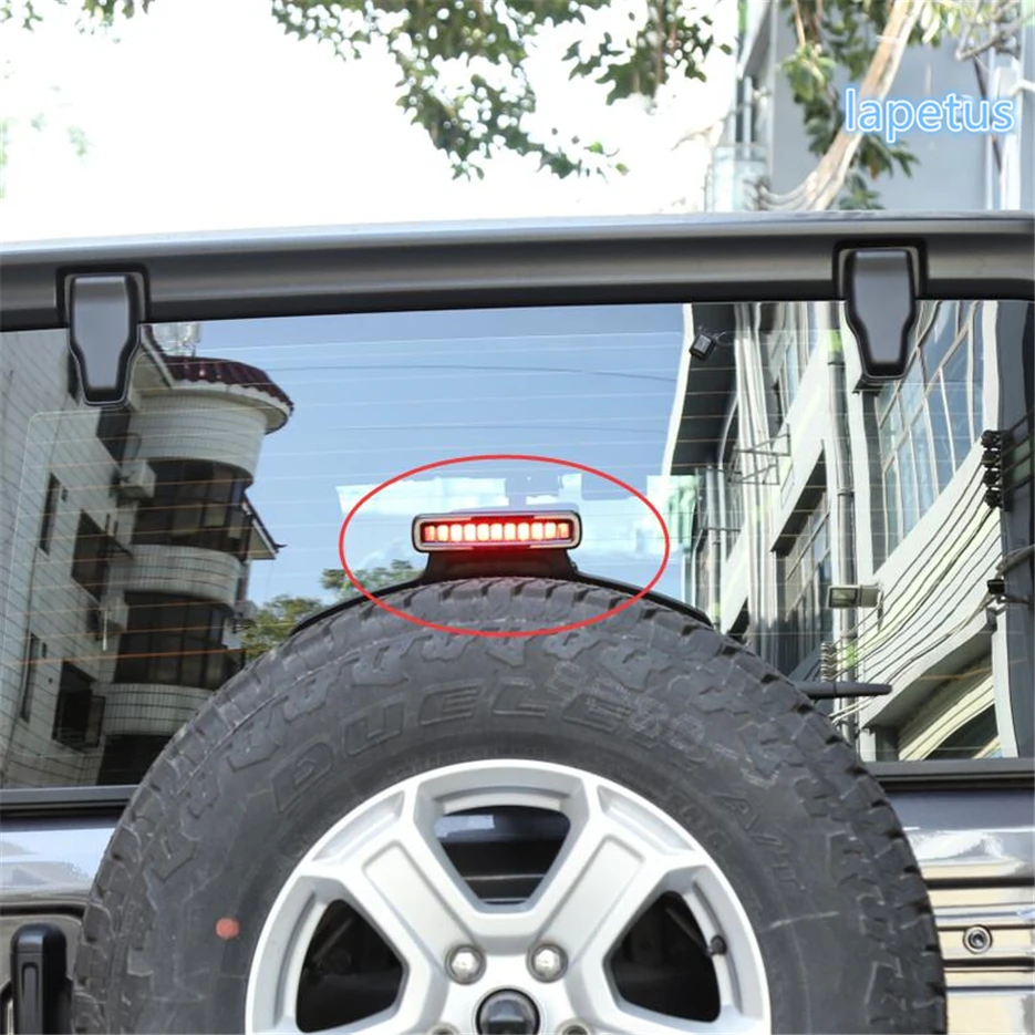 

Lapetus Rear High Position Brake Park Lights Lamp Decoration Frame Cover Trim ABS For Jeep Wrangler JL 2018 - 2020 Colorful Kit