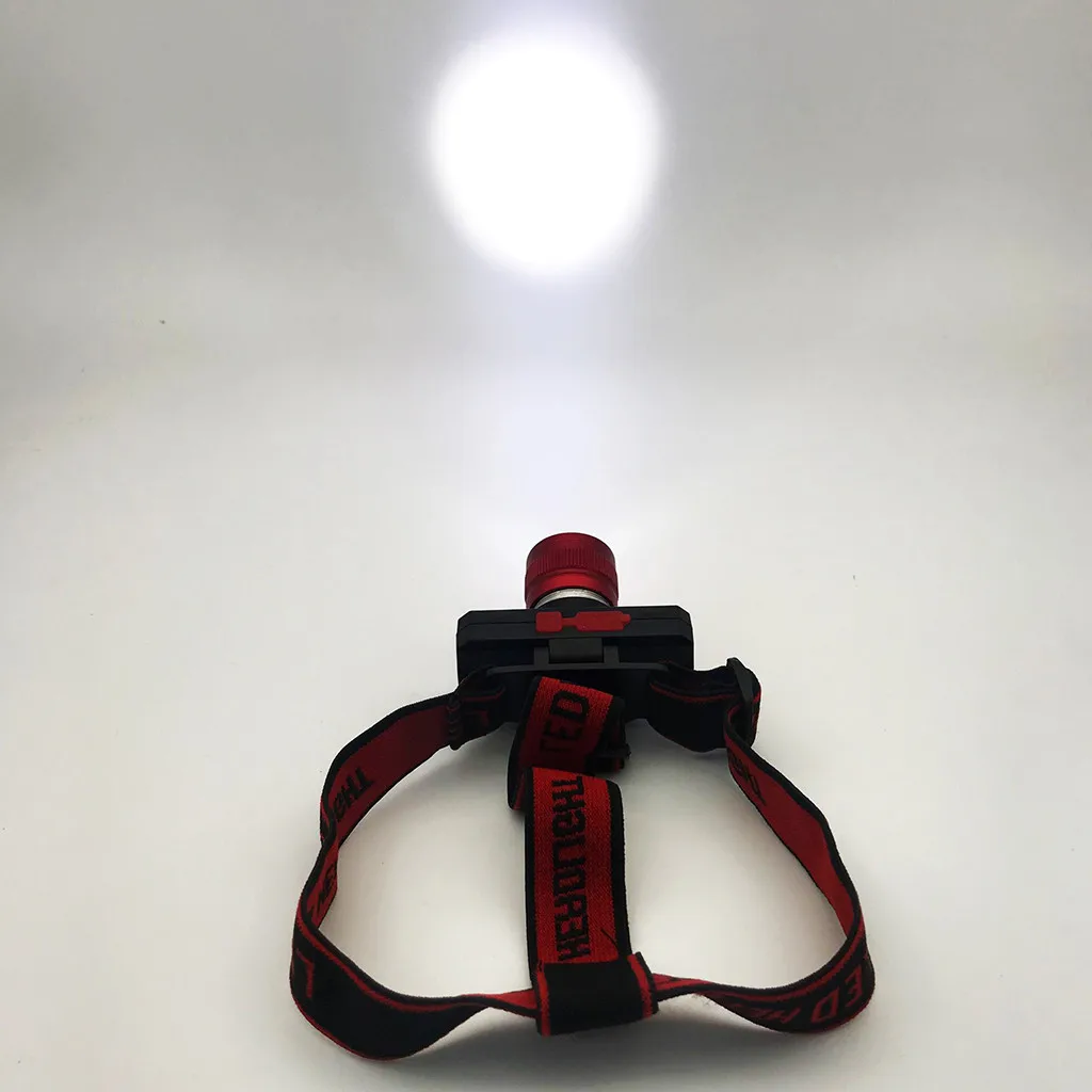 Новый Головной фонарь с зарядкой от USB регулируемый головной T6 LED 18650