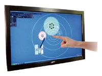 real 10 touch points 32 inch infrared touch panel for interactive table 32 multi touch screen frame overlay