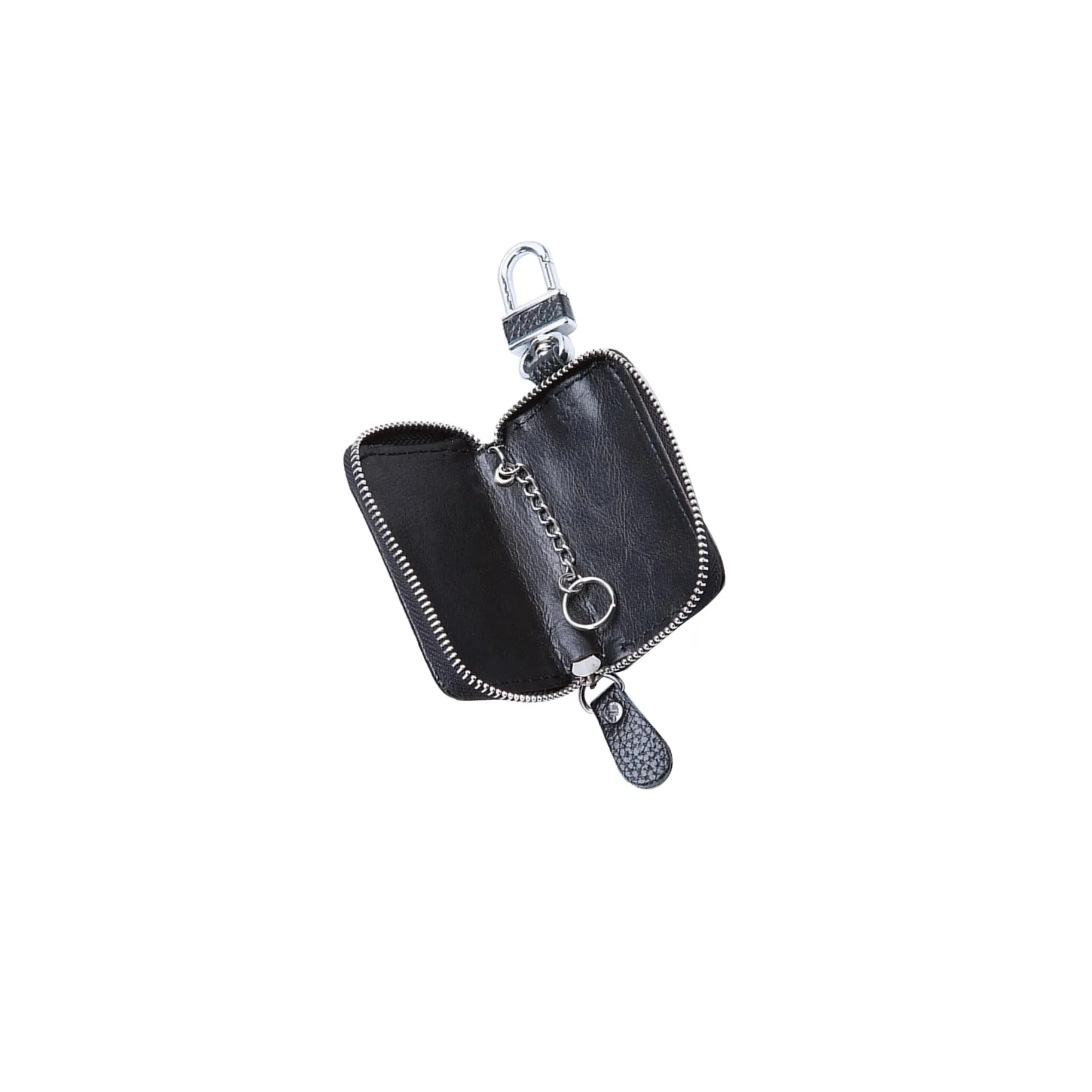 Auto Car Key Leather Case Pouch Remote Keychain Bag Holder Organizer (Black) | Автомобили и мотоциклы