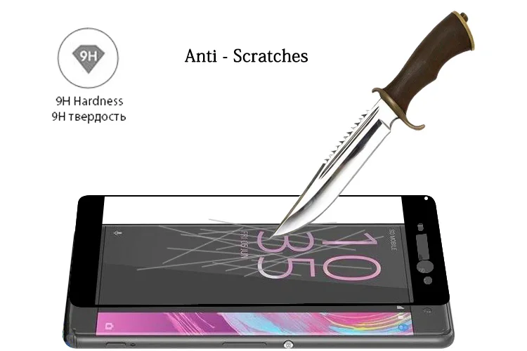 Закаленное стекло премиум класса с полным покрытием пленка для Sony Xperia XA Ultra 6 0 &quot